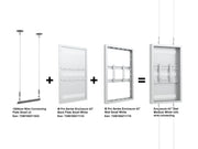 Multibrackets M Pro Series Enclosure 1500mm Wire Connecting Plate Small | 7350105211522 Mounting Accessory Multibrackets