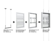 Multibrackets M Pro Series Enclosure 1500mm Wire Connecting Plate Small | 7350105211522 Mounting Accessory Multibrackets