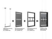 Multibrackets M Pro Series Enclosure 1500mm Wire Connecting Plate Small | 7350105211522 Mounting Accessory Multibrackets
