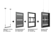 Multibrackets M Pro Series Enclosure 1500mm Wire Connecting Plate Small | 7350105211522 Mounting Accessory Multibrackets