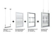 Multibrackets M Pro Series Enclosure 1500mm Wire Connecting Plate Small | 7350105211522 Mounting Accessory Multibrackets
