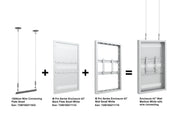 Multibrackets M Pro Series Enclosure 1500mm Wire Connecting Plate Small | 7350105211522 Mounting Accessory Multibrackets