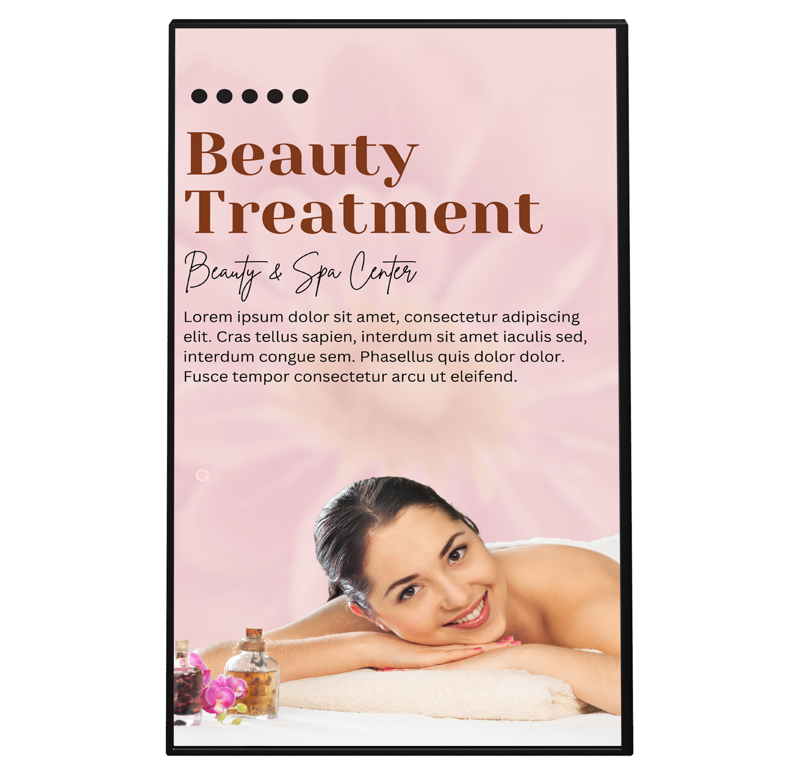 Digital Window Display For Beauty Salon High Brightness Digital Signage ScreenMoove 43inch