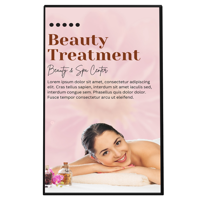 Digital Window Display For Beauty Salon High Brightness Digital Signage ScreenMoove 43inch