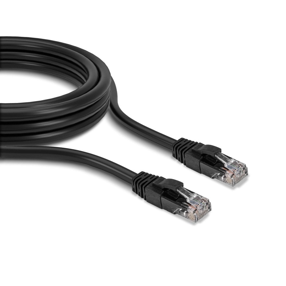Lindy 15m Cat.6 U/UTP Network Cable, Black | 48083 LAN / Ethernet Cable Lindy