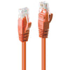 Lindy 15m CAT6 U/UTP Network Cable, Orange | 48113