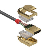 Lindy 15m DisplayPort 1.2 Cable, Gold Line | 36297 DisplayPort Cable Lindy