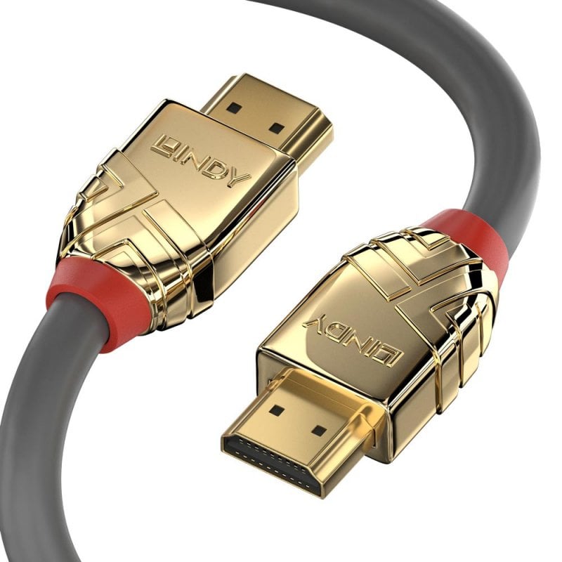 Lindy 15m Standard HDMI Cable, Gold Line | 37867 HDMI Cable Lindy