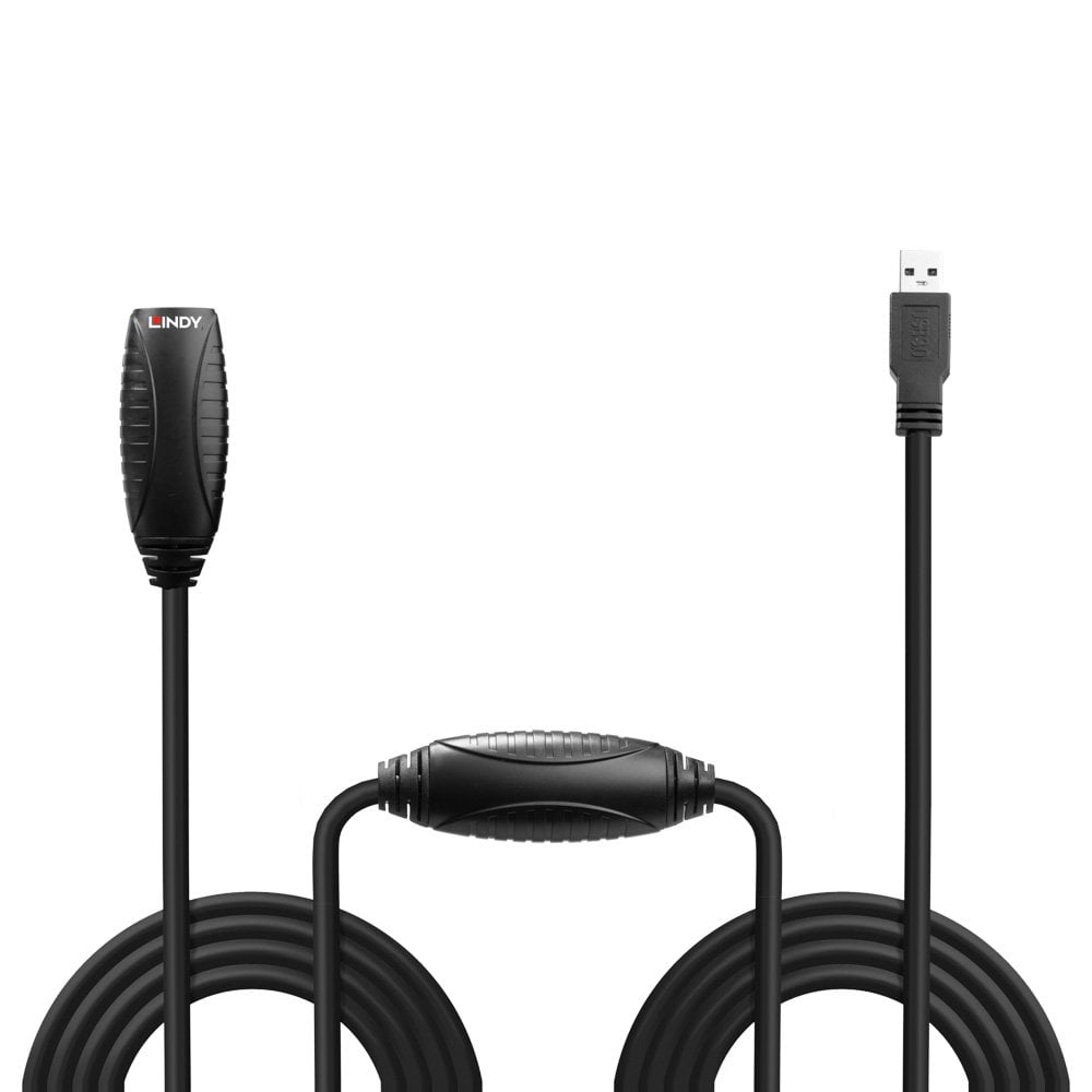 Lindy 15m USB 3.0 Active Extension | 43099 USB Cable Lindy