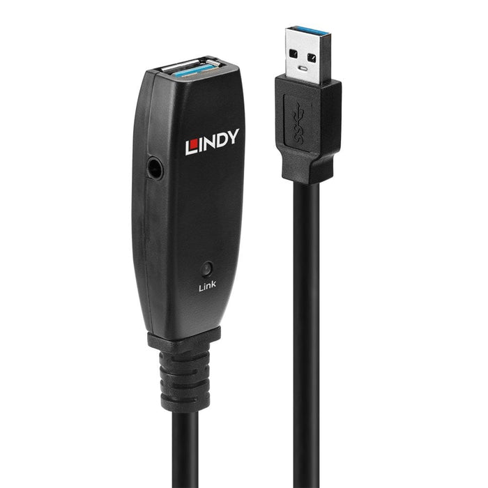 Lindy 15m USB 3.0 Active Extension Slim | 43322 USB Cable Lindy