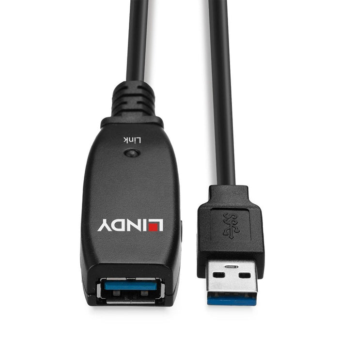 Lindy 15m USB 3.0 Active Extension Slim | 43322 USB Cable Lindy