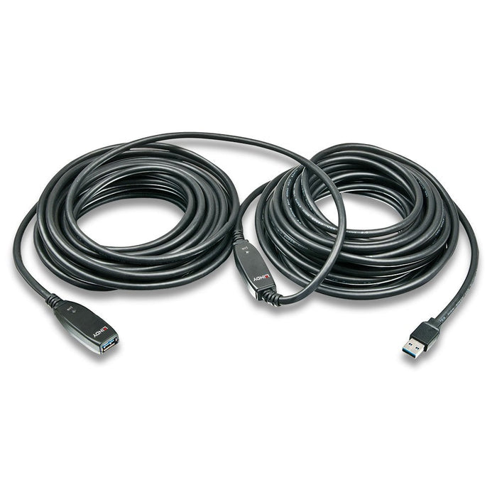 Lindy 15m USB 3.0 Active Extension Slim | 43322 USB Cable Lindy