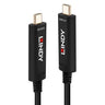 Lindy 15m USB Type C Fibre Optic Hybrid Cable, Audio / Video Only | 38503