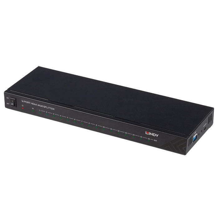 Lindy 16 Port HDMI 4K60 Splitter - 38239 Lindy Video Splitters Lindy