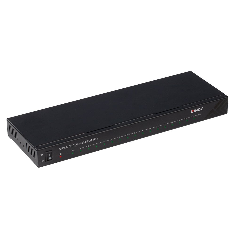 Lindy 16 Port HDMI 4K60 Splitter - 38239 Splitter Lindy