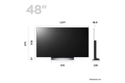 LG OLED48C36LA.AEK OLED Evo C3 48 Inch 4K Smart TV Hotel TV LG