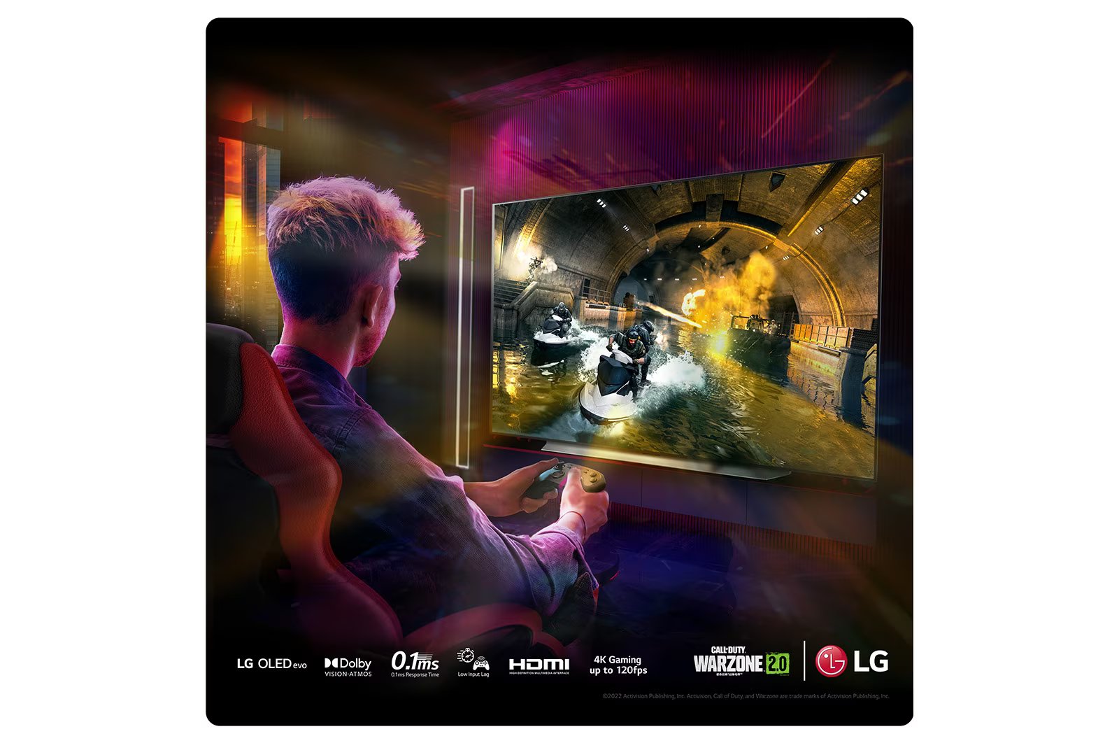 LG OLED48C36LA.AEK OLED Evo C3 48 Inch 4K Smart TV Hotel TV LG