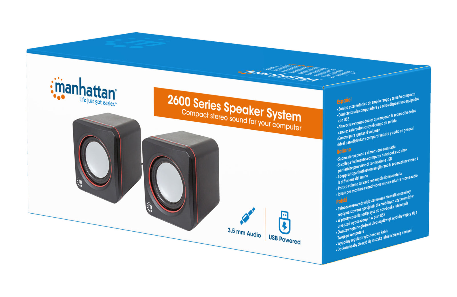 Manhattan 2600 Series Small Size Big Sound Speaker System | 161435 Speaker Manhattan
