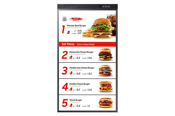 Samsung OM55N-D / LH55OMNDSGBXEN Signage Display | Discover Bright Content High Brightness Digital Signage Samsung