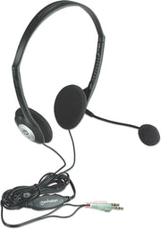Manhattan Stereo On-Ear Headset | 164429 Headset Manhattan