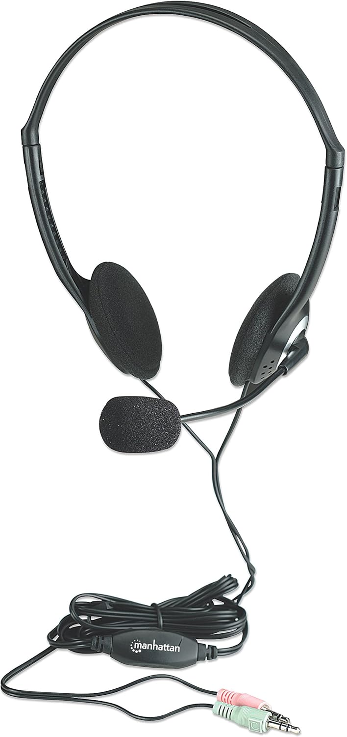 Manhattan Stereo On-Ear Headset | 164429 Headset Manhattan
