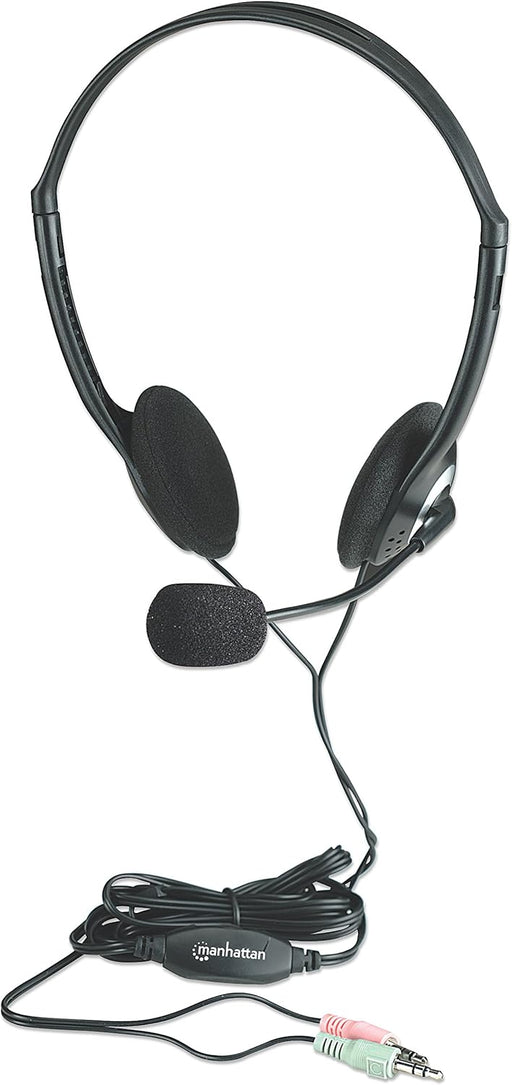Manhattan Stereo On-Ear Headset | 164429 Headset & Earphones Manhattan