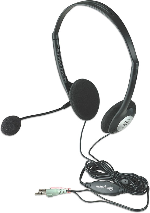 Manhattan Stereo On-Ear Headset | 164429 Headset & Earphones Manhattan