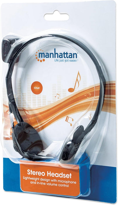Manhattan Stereo On-Ear Headset | 164429 Headset & Earphones Manhattan