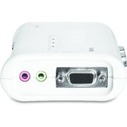 Trendnet 4-Port USB KVM Switch Kit with Audio | TK-409K Switches Trendnet