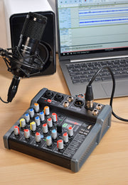 Citronic CMA Series 2/4/6-Channel Compact Mixers with DSP & Phantom Power | 170.862UK Audio Mixer Citronic