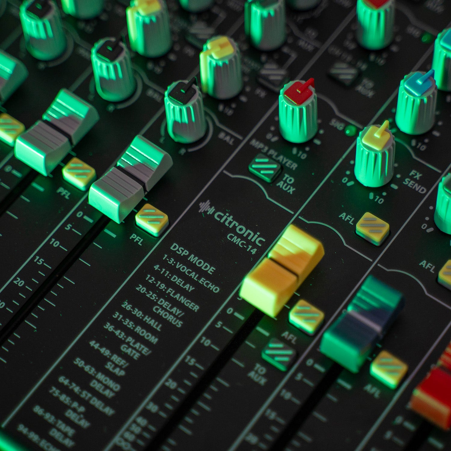 Citronic Professional Audio Mixer with DSP Effects & USB/BT Playback | 170.940UK Audio Mixer Citronic