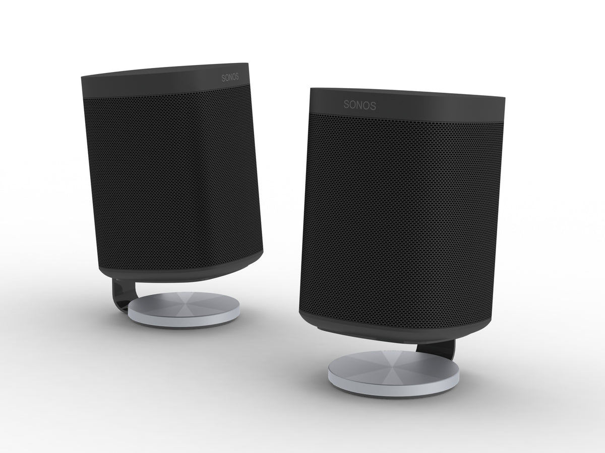 Multibrackets Desk Stand for Sonos One, One SL & Play:1 – Black | 7350105211768 Speaker Mount Multibrackets