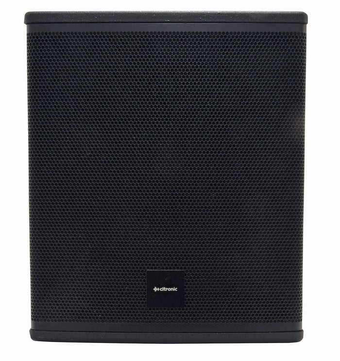 Citronic 400 W Active Subwoofer Black | 178.122UK Speaker Citronic