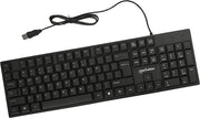 Manhattan 179324-UK Keyboard USB Wired Black-Standard Qwerty Full Size Keyboard & Mouse Manhattan