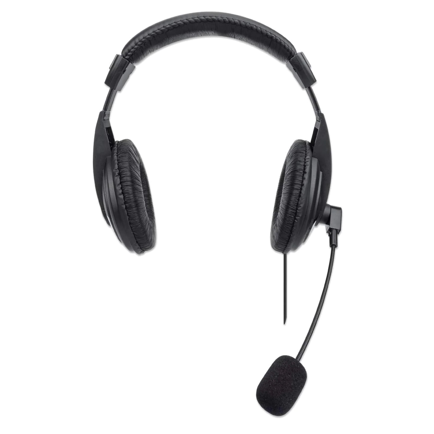 Manhattan 179843 Stereo Over-Ear Headset Adjustable Microphone Headset Manhattan