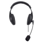 Manhattan 179843 Stereo Over-Ear Headset Adjustable Microphone Headset Manhattan