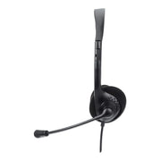 Manhattan Stereo On-Ear Headset Adjustable Microphone Headset Manhattan
