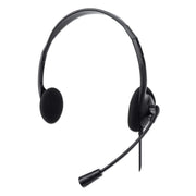 Manhattan 179898 Stereo On-Ear Headset Adjustable Microphone Headset Manhattan