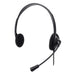 Manhattan 179898 Stereo On-Ear Headset Adjustable Microphone