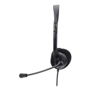 Manhattan 179898 Stereo On-Ear Headset Adjustable Microphone Headset Manhattan