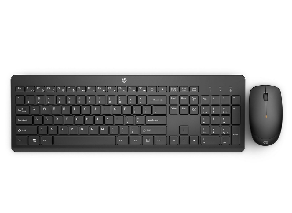 HP 230 Wireless Keyboard & Mouse Combo - Quiet Full-Size Keyboard, 1600 DPI Mouse | 18H24AA