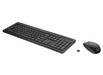 HP 230 Wireless Keyboard Mouse Combo – Swedish Layout, Black | 18H24AA#ABS Keyboard & Mouse HP