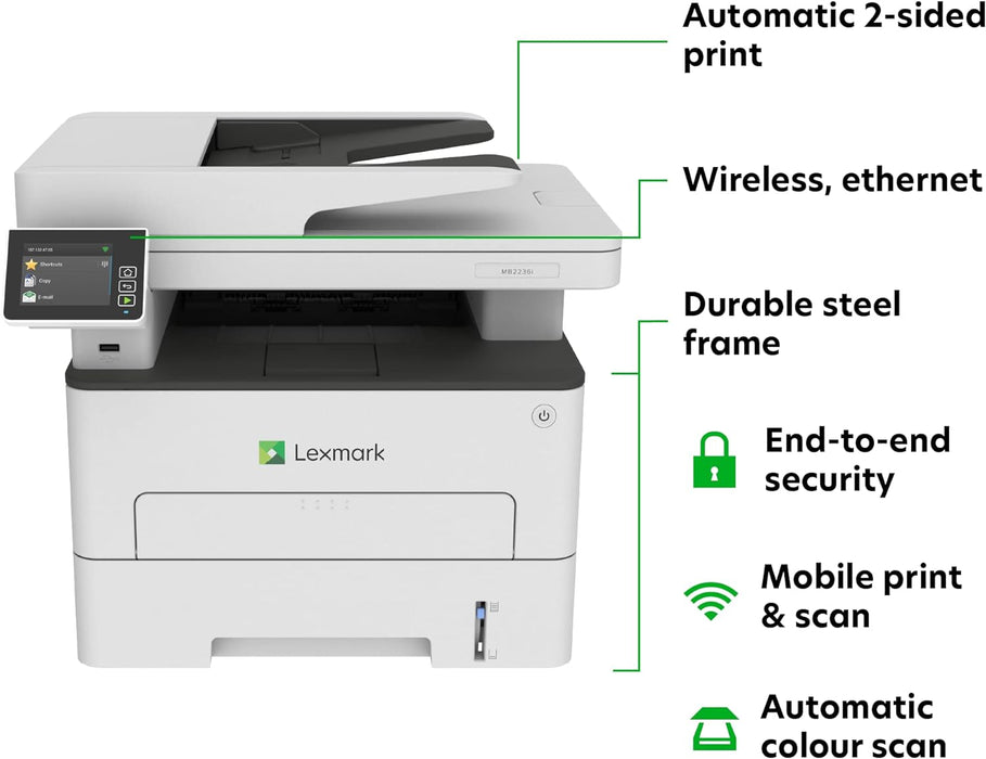 Lexmark MB2236adw Laser 34 Ppm 600 x 600 DPI A4 Wi-Fi Printer