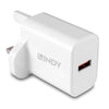 Lindy 18W USB Type A Charger | 73415