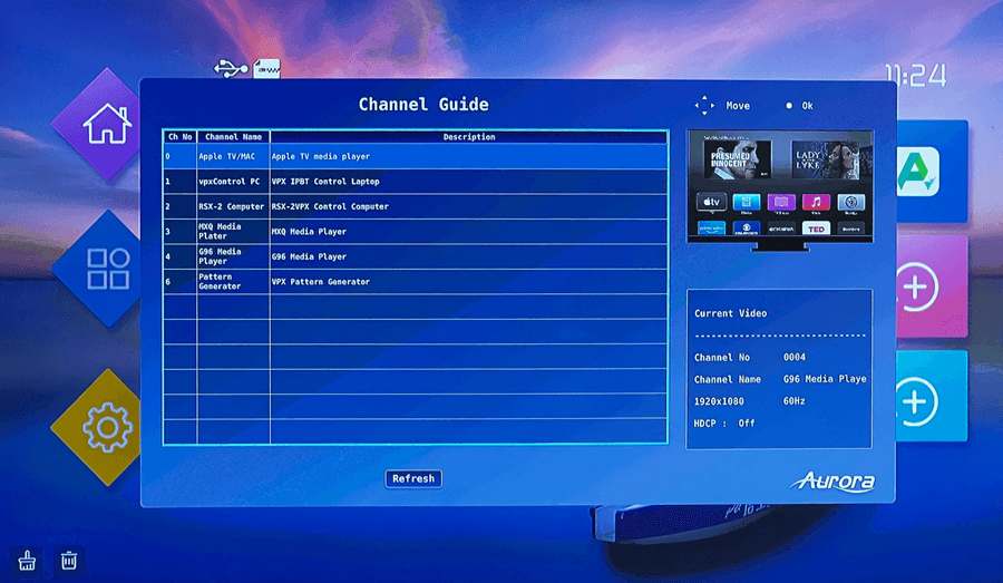 Aurora Multimedia IRC-BT1 Bluetooth Remote for Controlling the VPX Series Products Remote Control Aurora