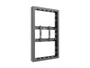 Multibrackets M Pro Series Enclosure 43" High Brightness Wall Small Black Signage Display Enclosures Multibrackets