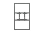 Multibrackets M Pro Series Enclosure 43" High Brightness Wall Small Black Signage Display Enclosures Multibrackets