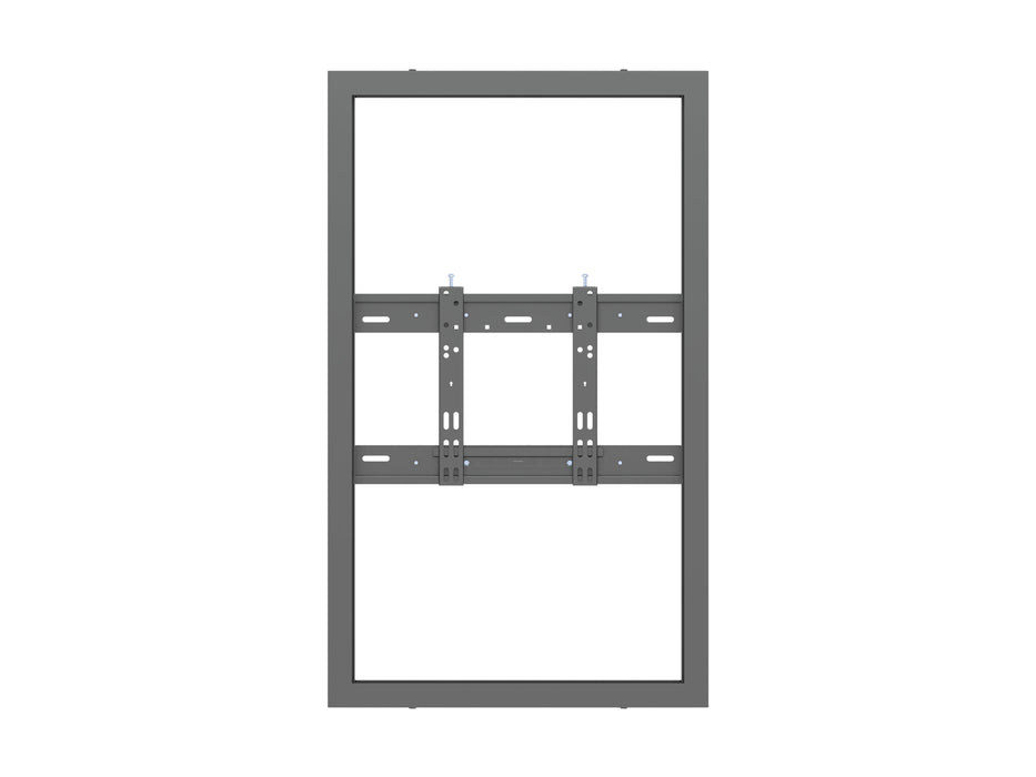 Multibrackets M Pro Series Enclosure 43" High Brightness Wall Small Black Signage Display Enclosures Multibrackets
