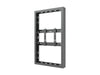 Multibrackets M Pro Series Enclosure 43" High Brightness Wall Small Black Signage Display Enclosures Multibrackets