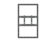 Multibrackets M Pro Series Enclosure 43" High Brightness Wall Small Black Signage Display Enclosures Multibrackets